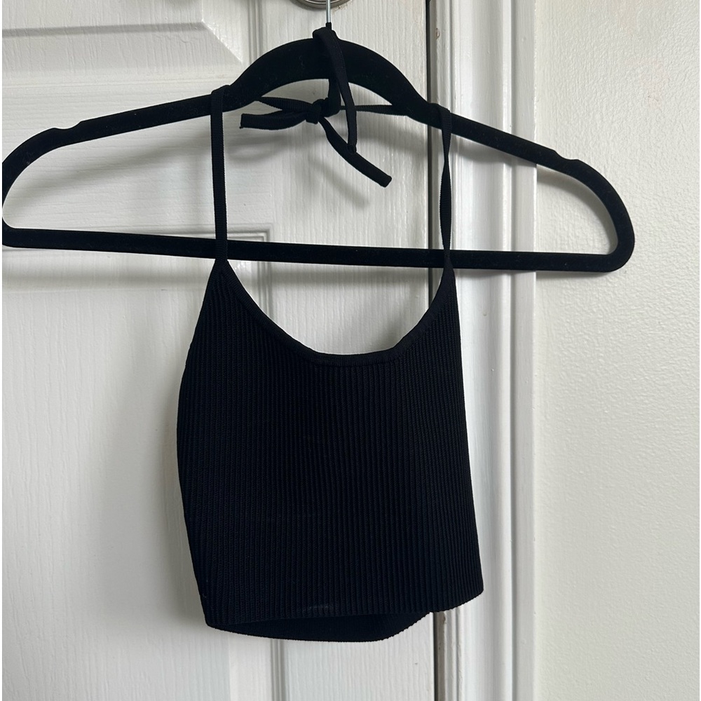 Black Babaton halter top